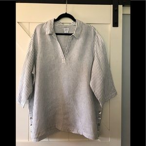 Linen striped tunic 2 XL